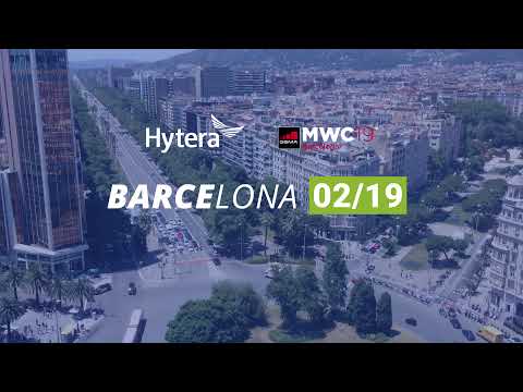 Hytera Mobilfunk at Mobile World Congress (MWC) 2019 in Barcelona