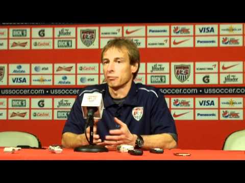 Jurgen Klinsmann postgame, USA vs. Venezuela (USMNT, Jan. 21, 2012)