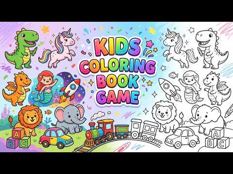 Kids Coloring Book Game