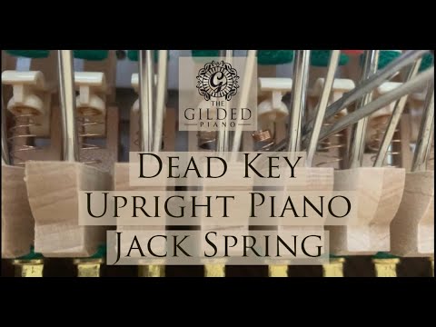 Fixing a dead key on an upright piano: Jack Spring