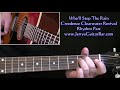 Creedence Who'll Stop The Rain Intro Guitar Lesson