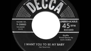 Louis Jordan: I Want You to Be My Baby