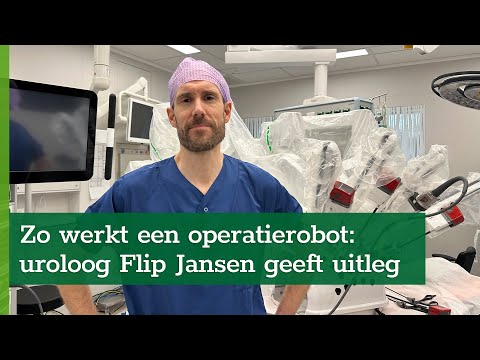 Zo werkt een operatierobot: uroloog Flip Jansen geeft uitleg