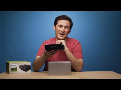 Philips PicoPix Micro 2TV Mobilus projektorius su Android TV PPX360/INT, stereo kolonėlės, integruotas akumuliatorius video