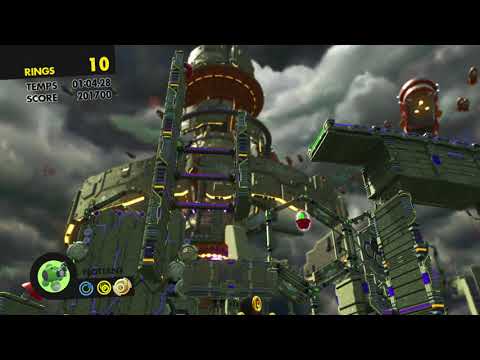 126   Walkthrough FR l Sonic Forces l Ring Lune 25 Imperial Tower   Eggman Imperial Forteress Rang S