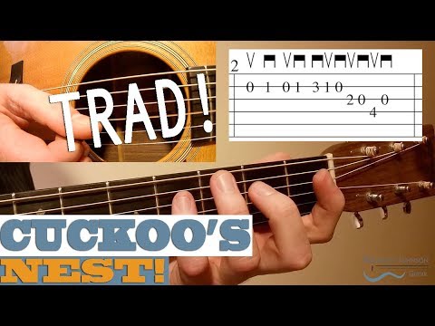 Cuckoo's Nest - Traditional IRISH Flatpicking Tune | Bluegrass Guitar Lesson with TAB