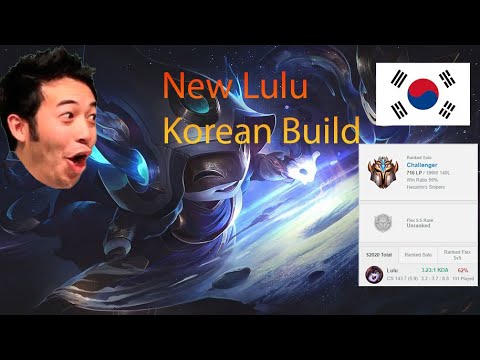 NEW CHALLENGER KOREAN LULU TOP BUILD BROKEN!!! (League of Legends)