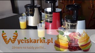 Test # 6 Wyciskarki soków Hurom, BioChef, Greenis - Ananas