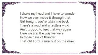 Brooks  Dunn - Days of Thunder Lyrics