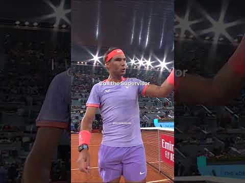 Nadal ANGRY at Umpire