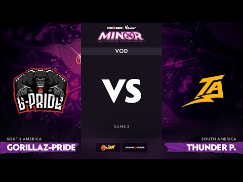 [RU] Gorillaz-Pride vs Thunder Predator, Game 2, StarLadder ImbaTV Dota 2 Minor S2 SA Qualifiers