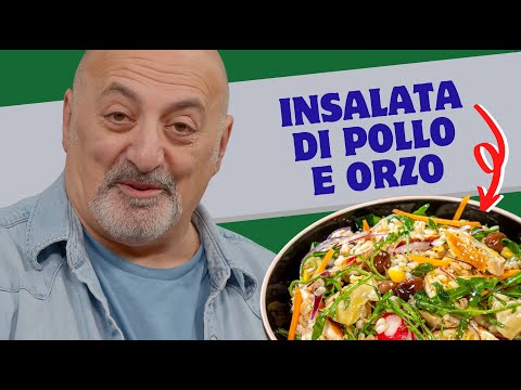 Insalata di pollo e orzo