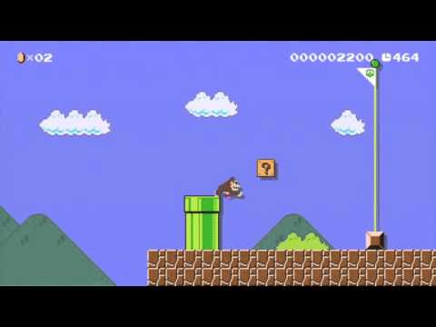 [Super Mario Maker] Donkey Kong 25m Arcade ♦ By André GX