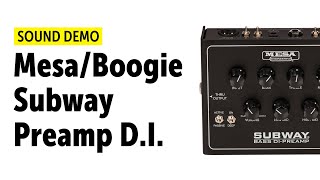 Video thumbnail for Mesa/Boogie Subway Preamp D.I. Sound Demo by Guitar Bonedo