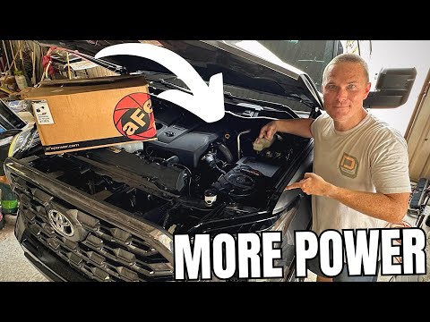 ALL The Turbo Noises! - Installing AFE Momentum GT Intakes Into My New Toyota Tundra