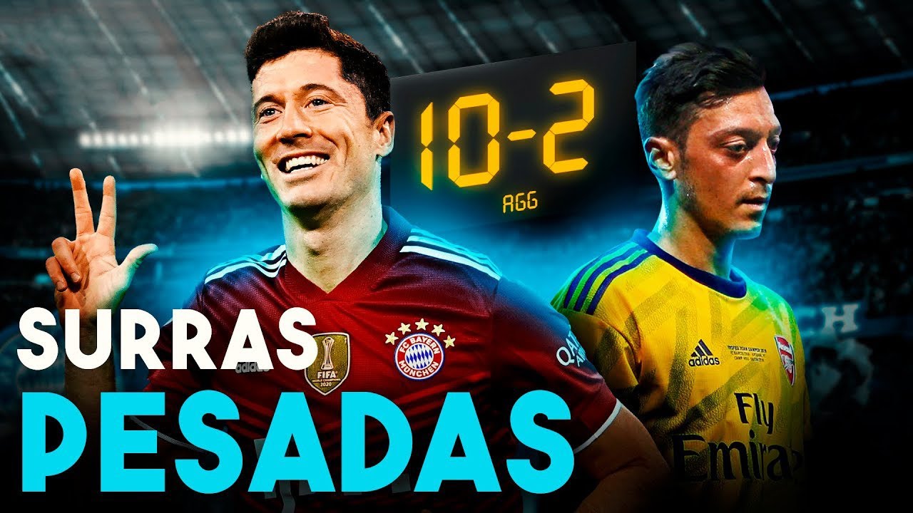 5 goleadas CHOCANTES e RECENTES no fut europeu 🥵