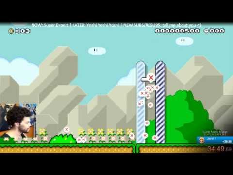 Super Mario Maker - INTERGALATIC TIME-TRAVEL CUCKENING FROM JP FRAME-PERFECT LEVEL ..  NO MORE!