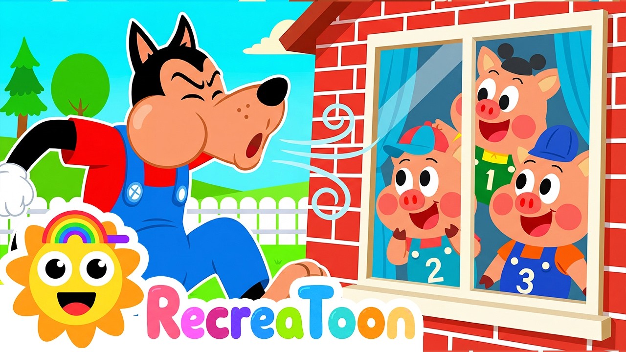 Os 3 Porquinhos -  História Infantil - Contos infantis - Historia completa