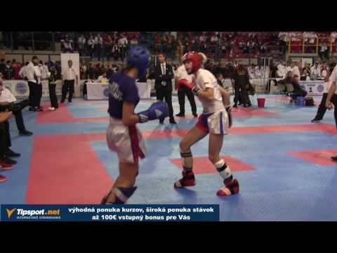 2016 WAKO ME Loutraki   KL  55kg   Urdová SVK vs Martinková CZE