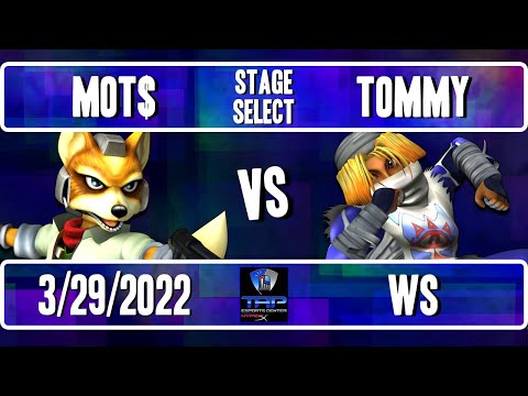Stage Select 22: Mot$ (Fox) Vs. Tommy (Sheik) - WS