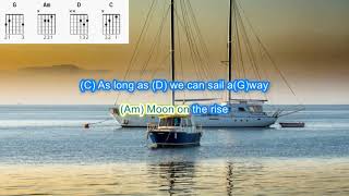 Sail Away by Neil Young play along with scrolling guitar chords and lyrics