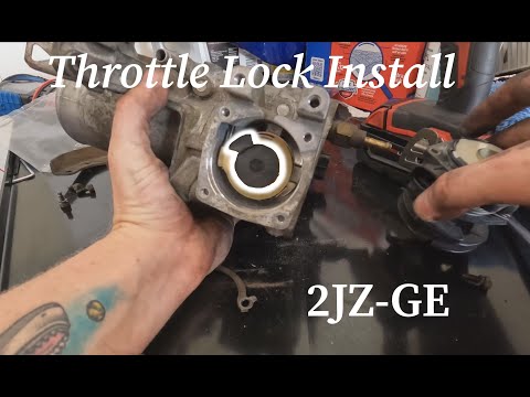 Installing 2JZ-GE Throttle Lock by Xcessive Manufacturing on the IS300.
