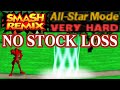 Smash Remix All Star Mode Gameplay With Polygon Captain Falcon VERY HARD No Stock Loss