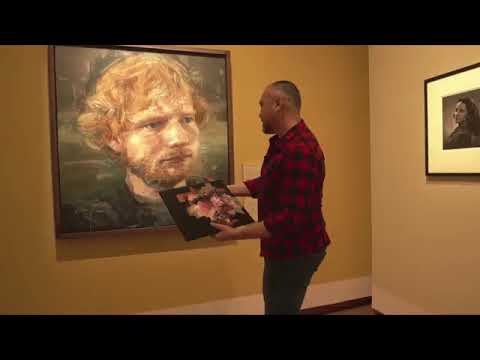Comparing my artwork of Ed Sheeran with the original