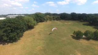 Paragliding at the Schenley Park