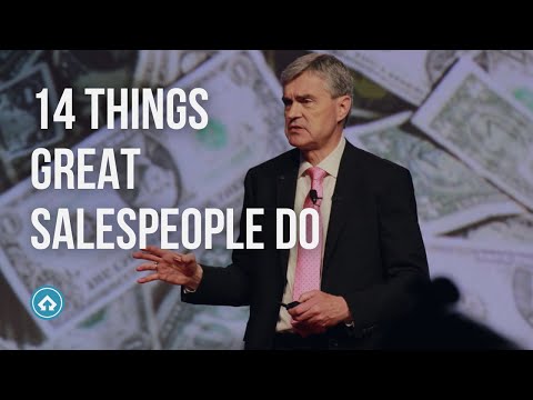 14 Things Great Salespeople Do!