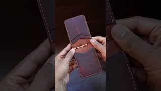 Money Clip Wallet | Leather wallet | Handmade | Chisel & Mallet #shorts