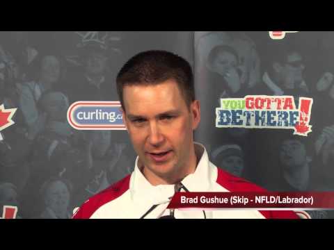 Draw 7 Media Scrum - 2014 Tim Hortons Brier