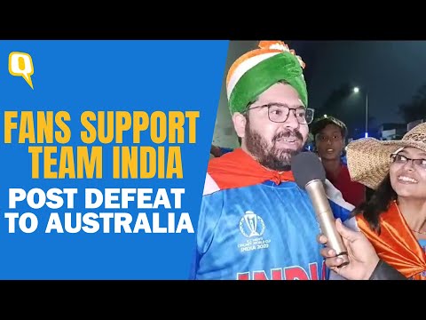 2023 ICC ODI World Cup | We Stand With You: Fans Emotional As Team India Loses To Australia in Final