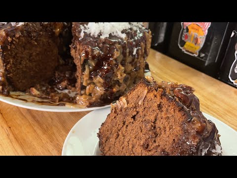 AN AWESOME EASTER DESSERT/OLD SCHOOL GERMAN CHOCOLATE POUND CAKE/FRIDAY NIGHT CAKE OF THE WEEK