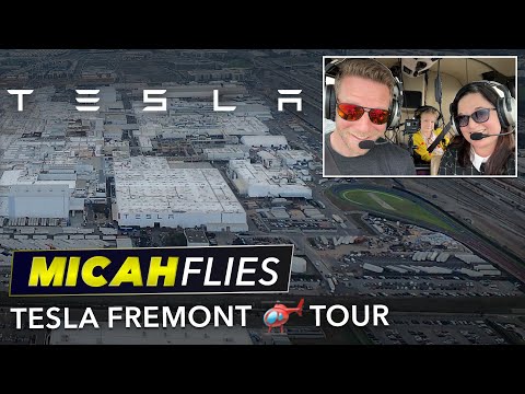 We Flew Our Helicopter Over Tesla’s Factory 👀