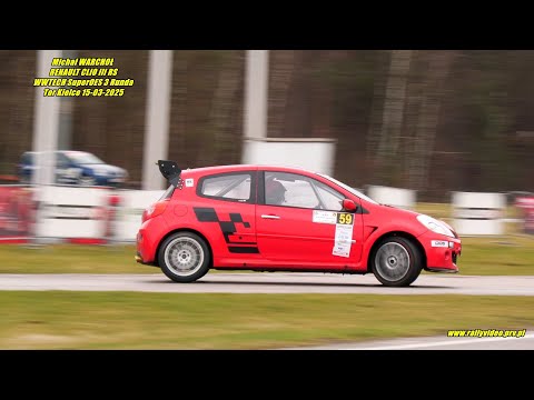 Michał WARCHOŁ - RENAULT CLIO III RS - WWTECH SuperOES 3 Runda Tor Kielce 15-03-2025