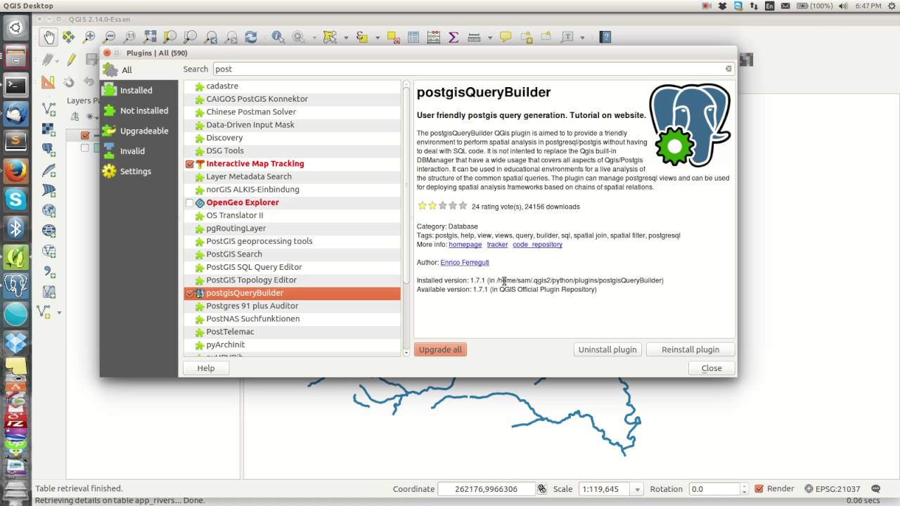Using PostGIS Query Builder in QGIS Tutorial