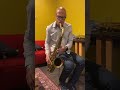 Joshua Redman trying the Heidinga saxophone neck on a #85xxx Mark VI tenor