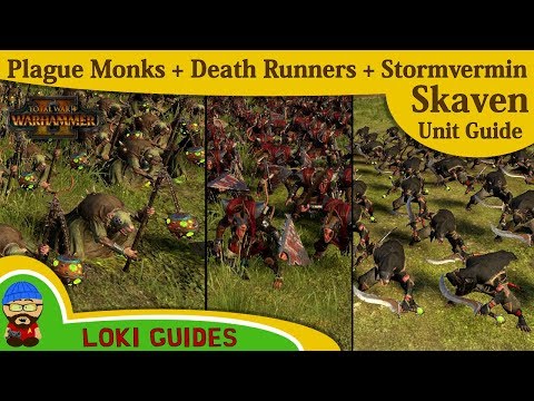 Skaven Unit Guide: Plague Monks, Death Runners & Stormvermin - Total War: Warhammer 2 Army Review