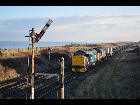 #824: [Flask] DRS Class 37716 & 37610 pass A&P and Rhyl (08/02/17)