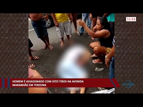 Homem é assassinado com oito tiros na Av Maranhão 21 01 2021