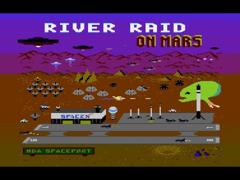 ATARI XL / XE =+ RIVER RAID ON MARS += FULL  DEMO GAME 2021