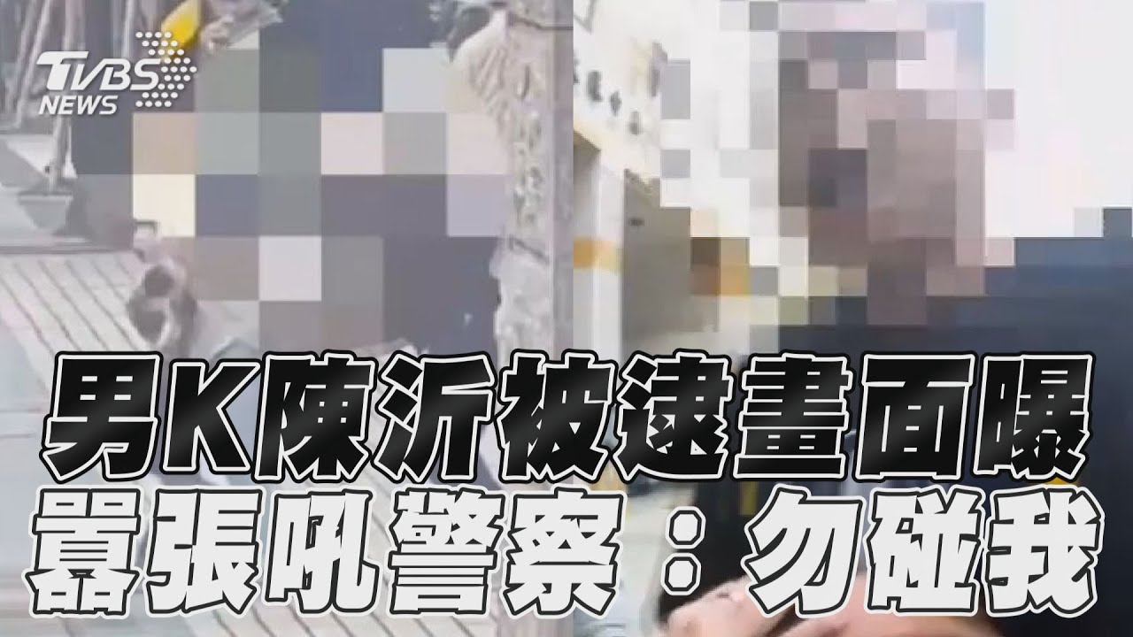 影音/22歲男猛K陳沂被逮畫面曝光 囂張狂吼警察:不要碰我!
