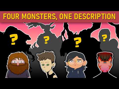 4 Artists Draw Monsters Based on the Same Description