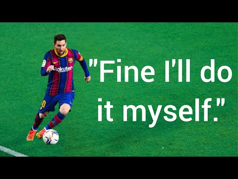 Messi Goals, But He Dribbles Past EVERYONE