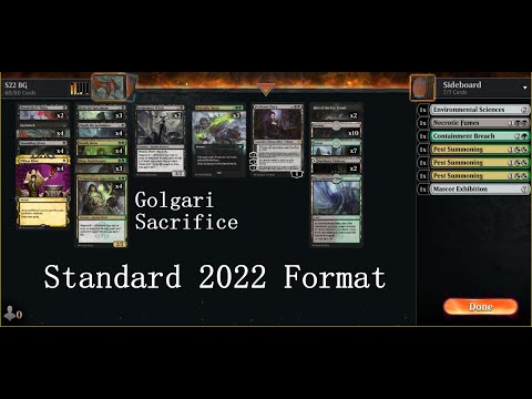 GOLGARI IS SUPER FUN!!! – Standard 2022 Golgari Sacrifice – MTGA