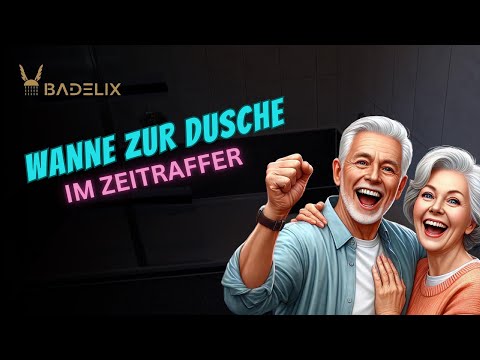 Von der Wanne zur Dusche: Ihr Badumbau in nur 24 Stunden mit BADELIX!
