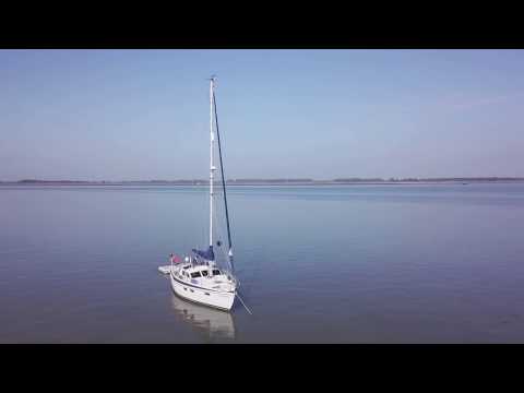 Goodwin voor anker bij op de Westerschelde