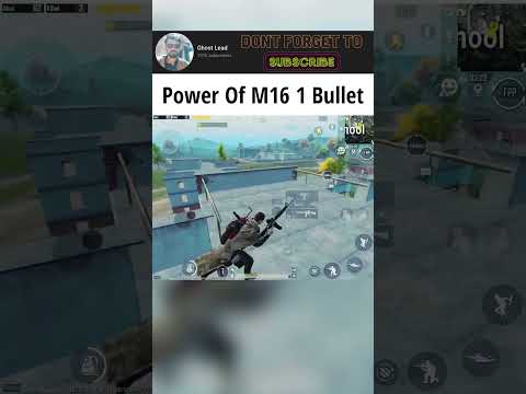 M16 1 Bullet Is Enough! 🥶