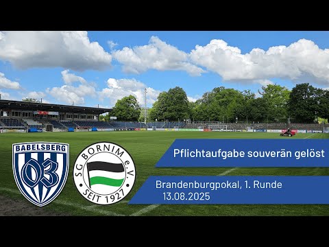 Pflichtaufgabe souverän gelöst | Babelsberg 03 vs. SG Bornim | #nulldreitv